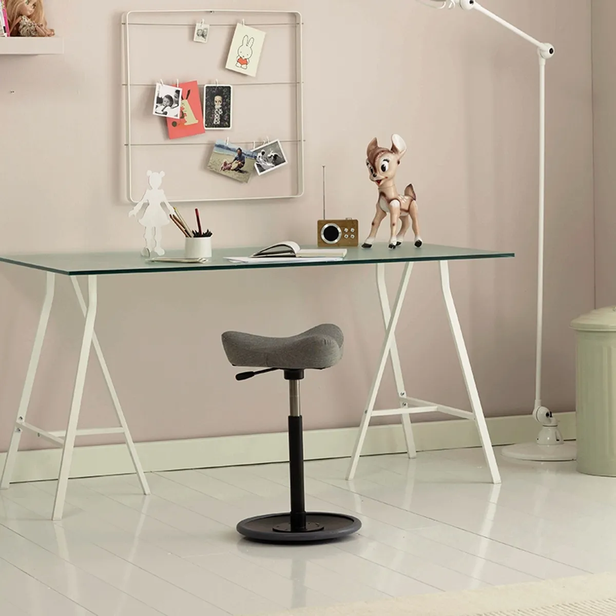 Move Varier® - Tabouret ergonomique réglable en tissu