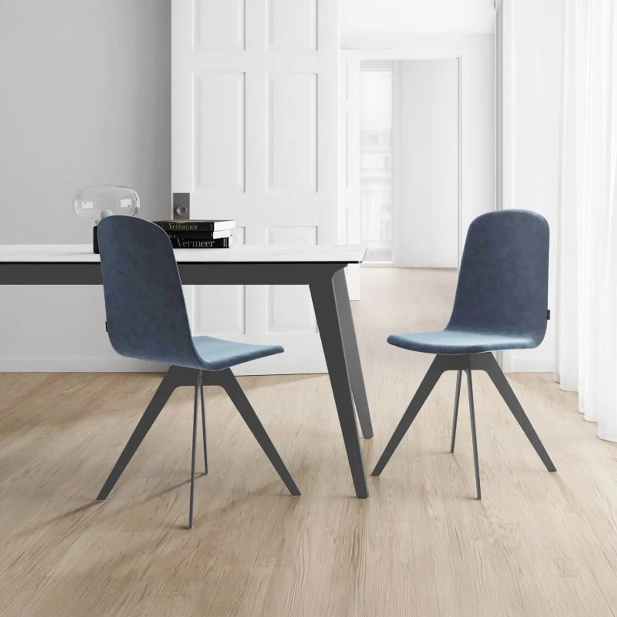 Infiné - Table de salle à manger plateau en céramique — vue 3
