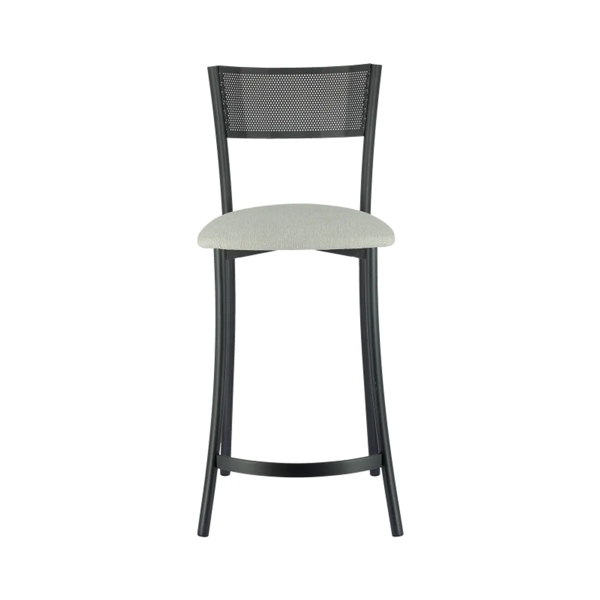 Wasabi Carrier® - Tabouret haut assise en tissu et structure en métal fabrication française — vue 4