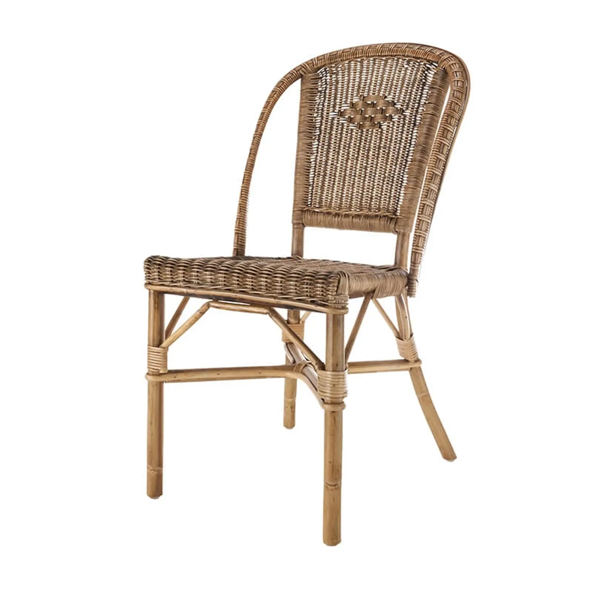 Albertine - Chaise en rotin vintage — vue 4
