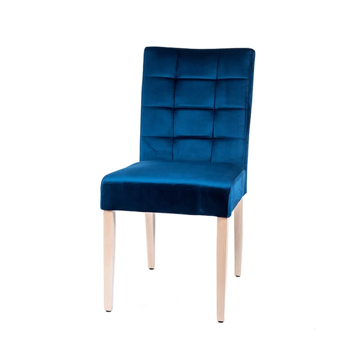 Matias 2 - Chaise contemporaine en tissu et bois — vue 3