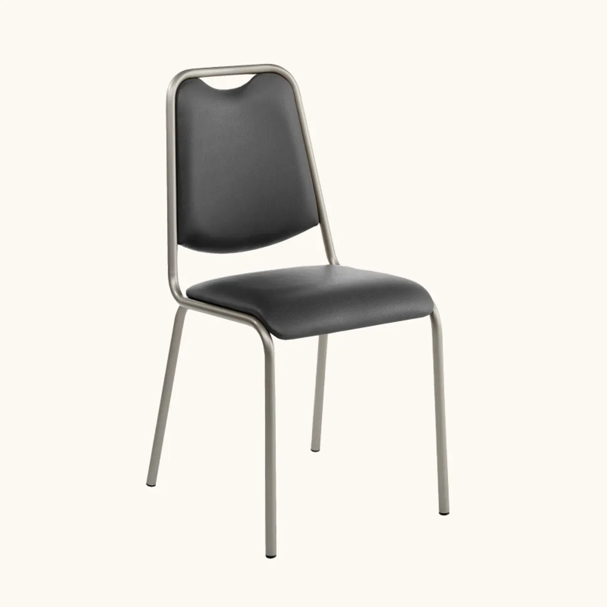 Sunny - Chaise de cuisine en simili et métal — vue 4