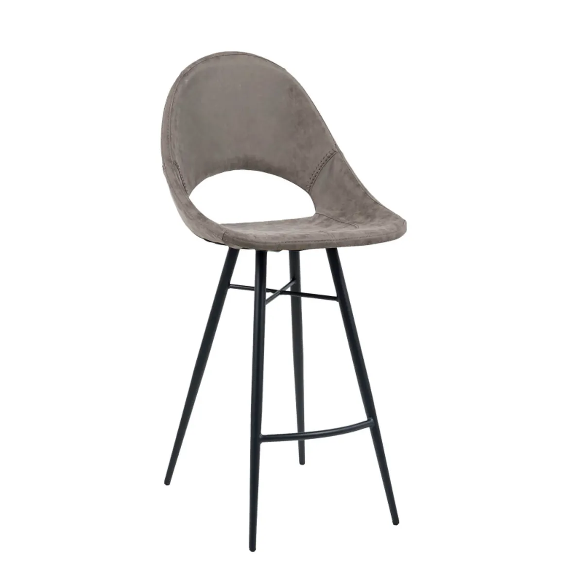Isidore - Tabouret snack design avec coque ajourée — vue 3