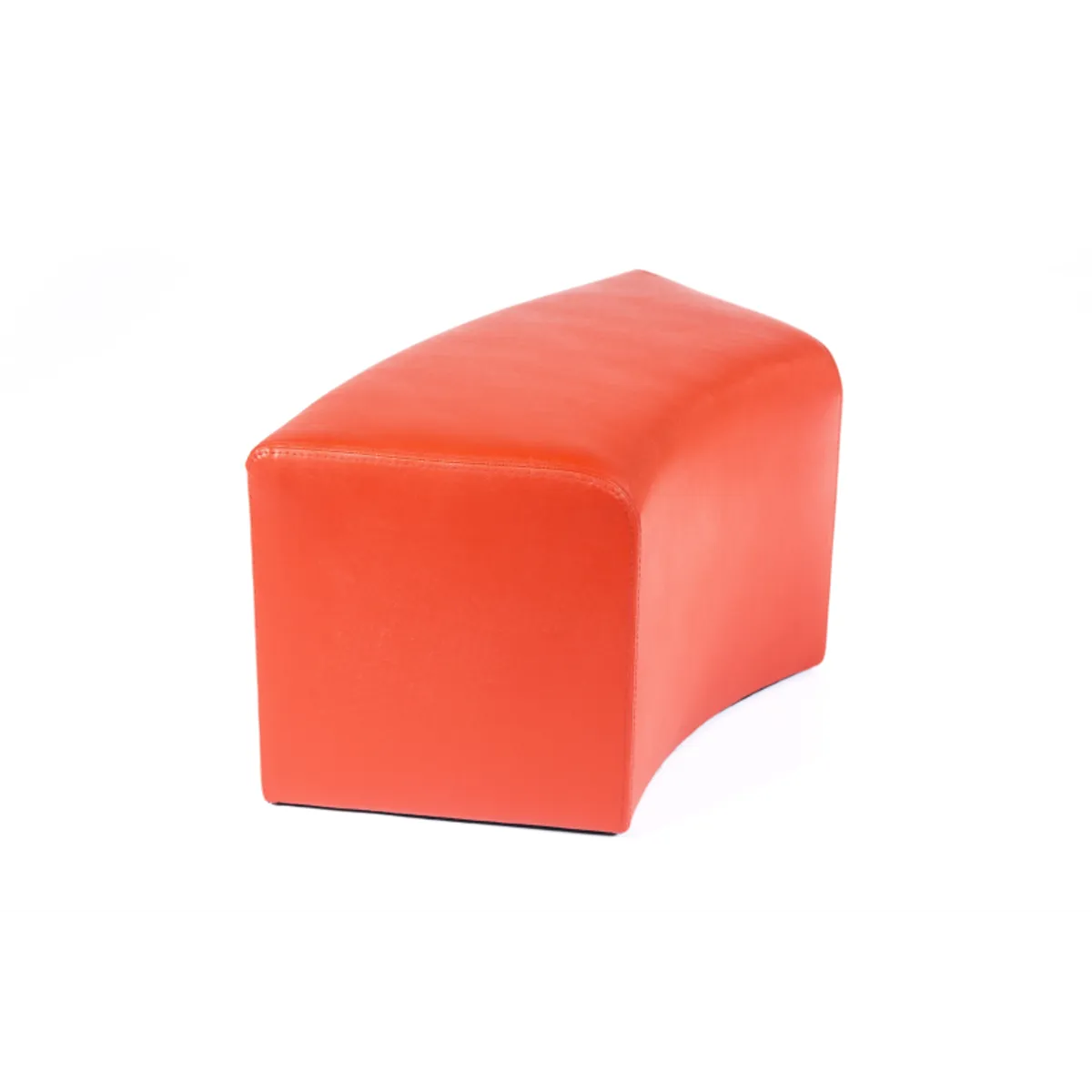 Max C1-8 - Pouf rectangulaire courbé en synthétique — vue 3