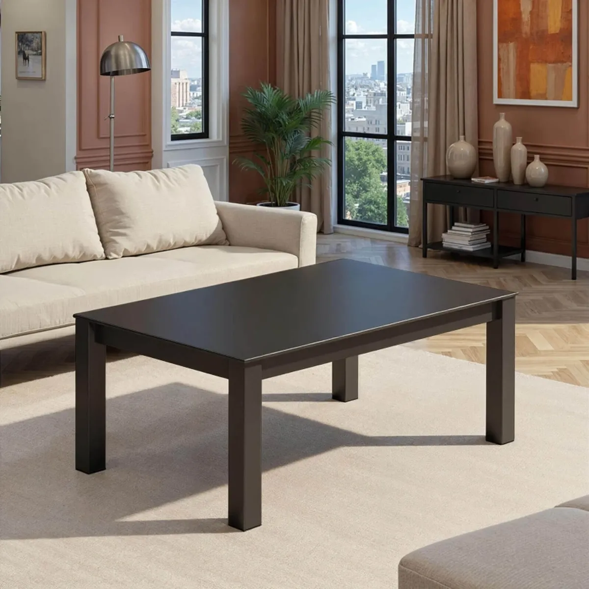 Multiplus mini - Table basse sur mesure en verre