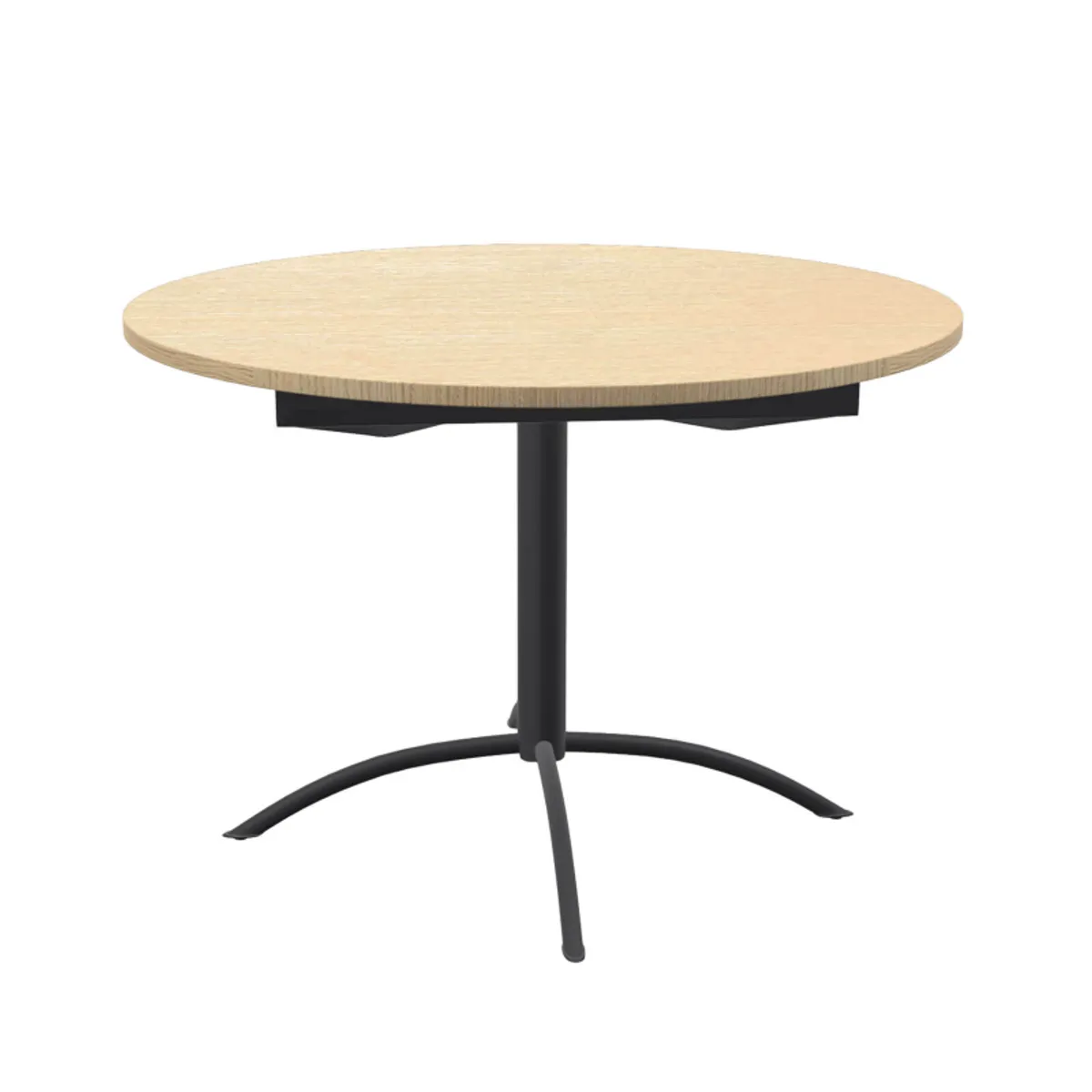 Laser - Table de cuisine ronde en stratifié extensible — vue 5