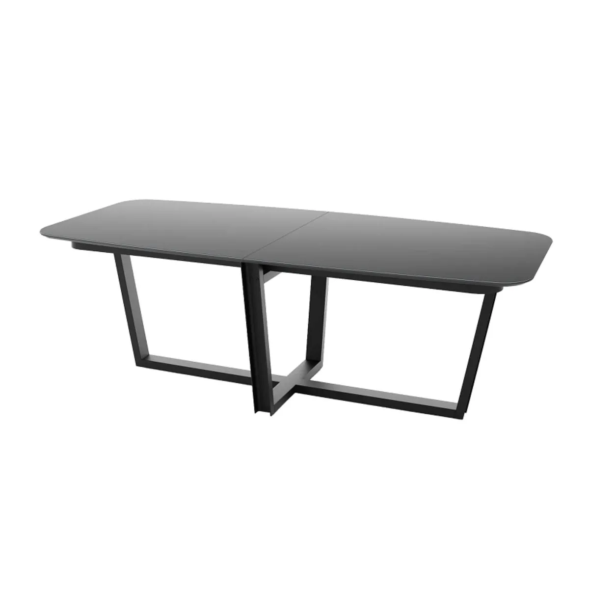 Viktor - Table en céramique design forme tonneau avec pieds modernes — vue 3