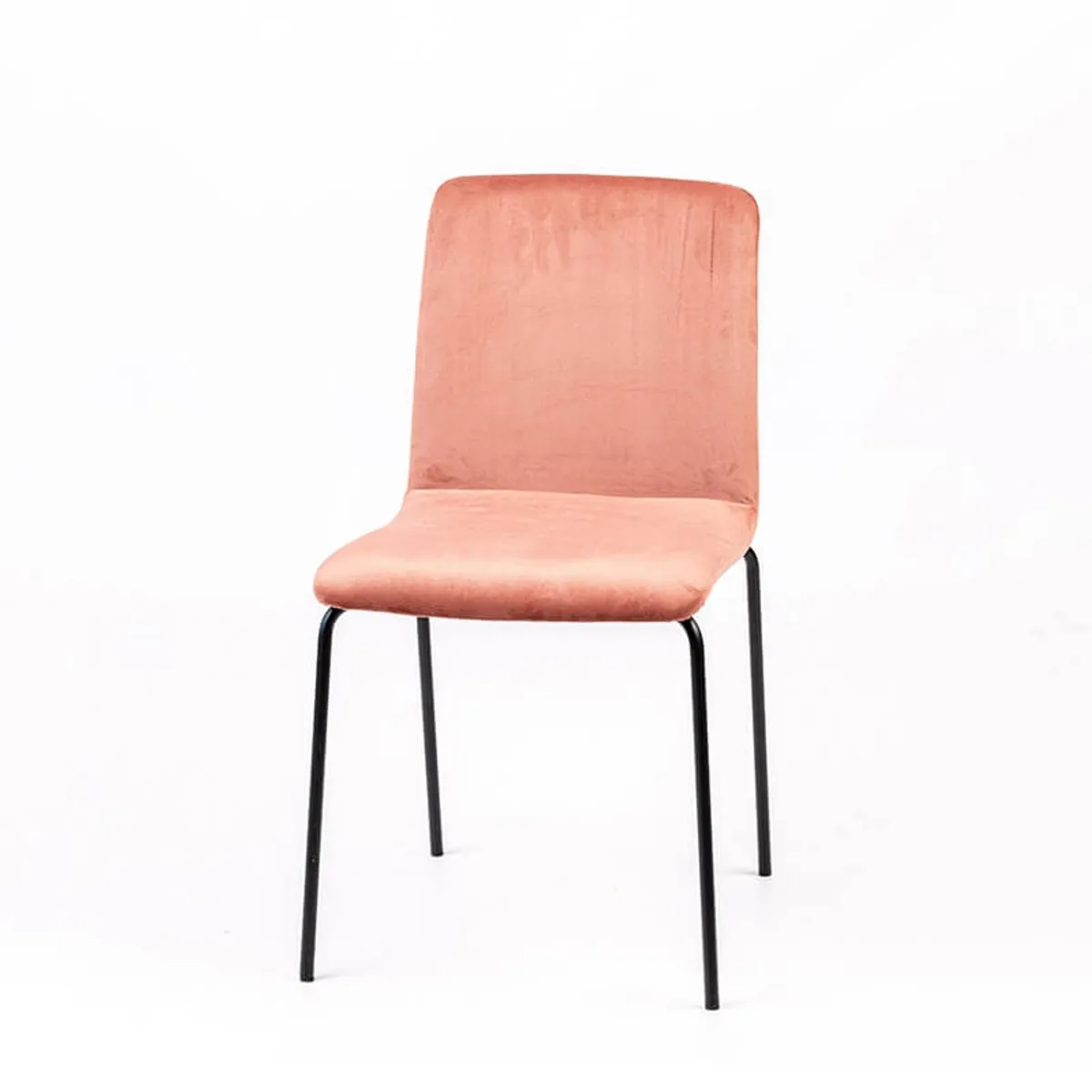 Plaza line - Chaise moderne avec dos matelassé en tissu et pieds en métal — vue 5