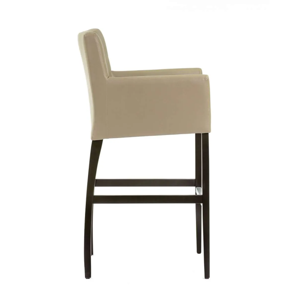 BarMatiz - Tabouret de bar avec dossier matelassé et accoudoirs — vue 5