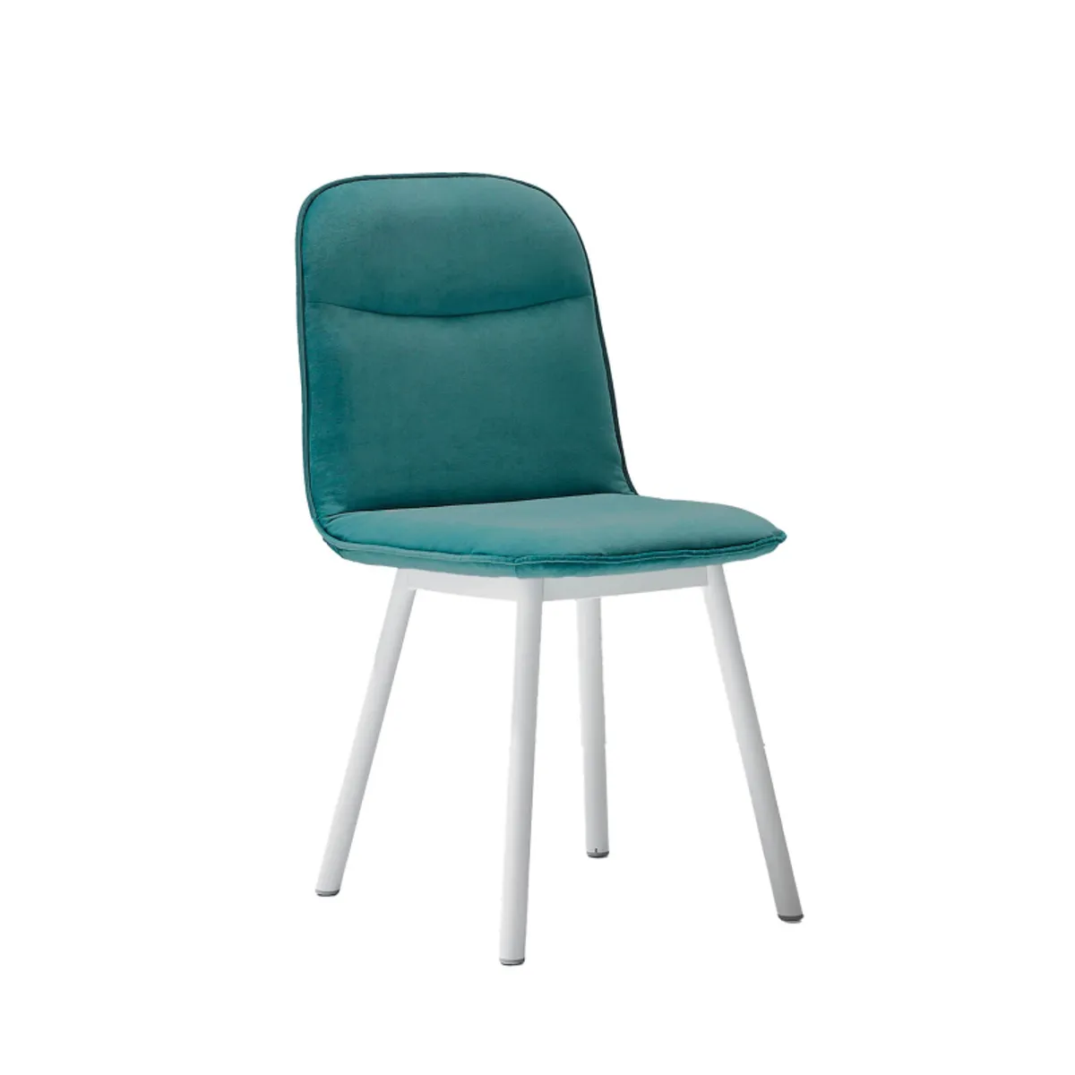 Köln Mobliberica® - Chaise moderne en tissu et pieds métal