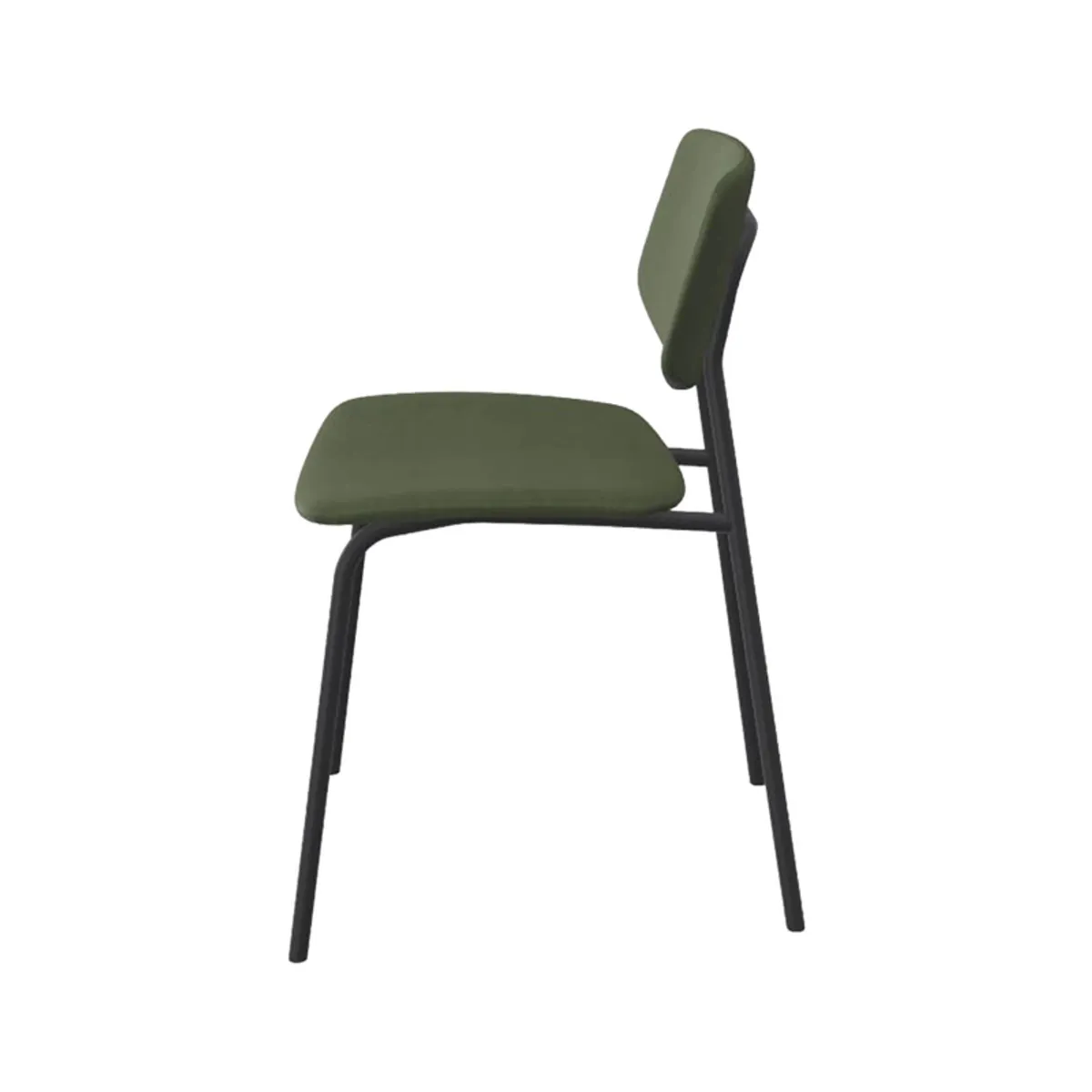 Lago - Chaise vintage en tissu et structure métal — vue 5