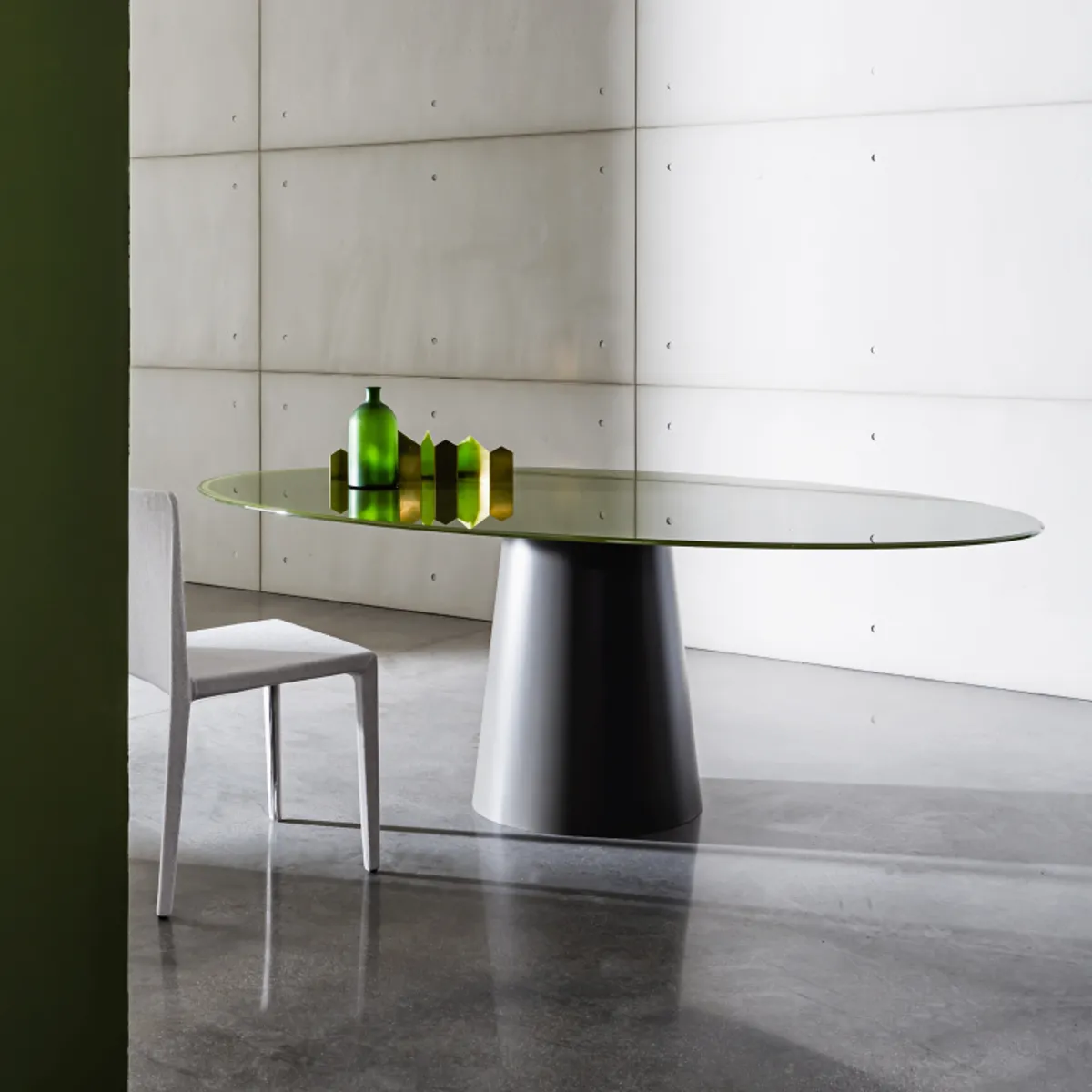 Totem Sovet® - Table ovale design en verre — vue 4