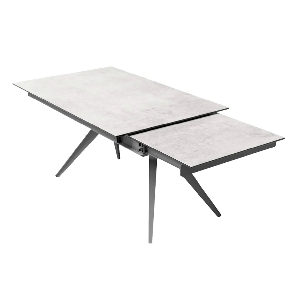 Eiffel - Table extensible moderne en Dekton — vue 3