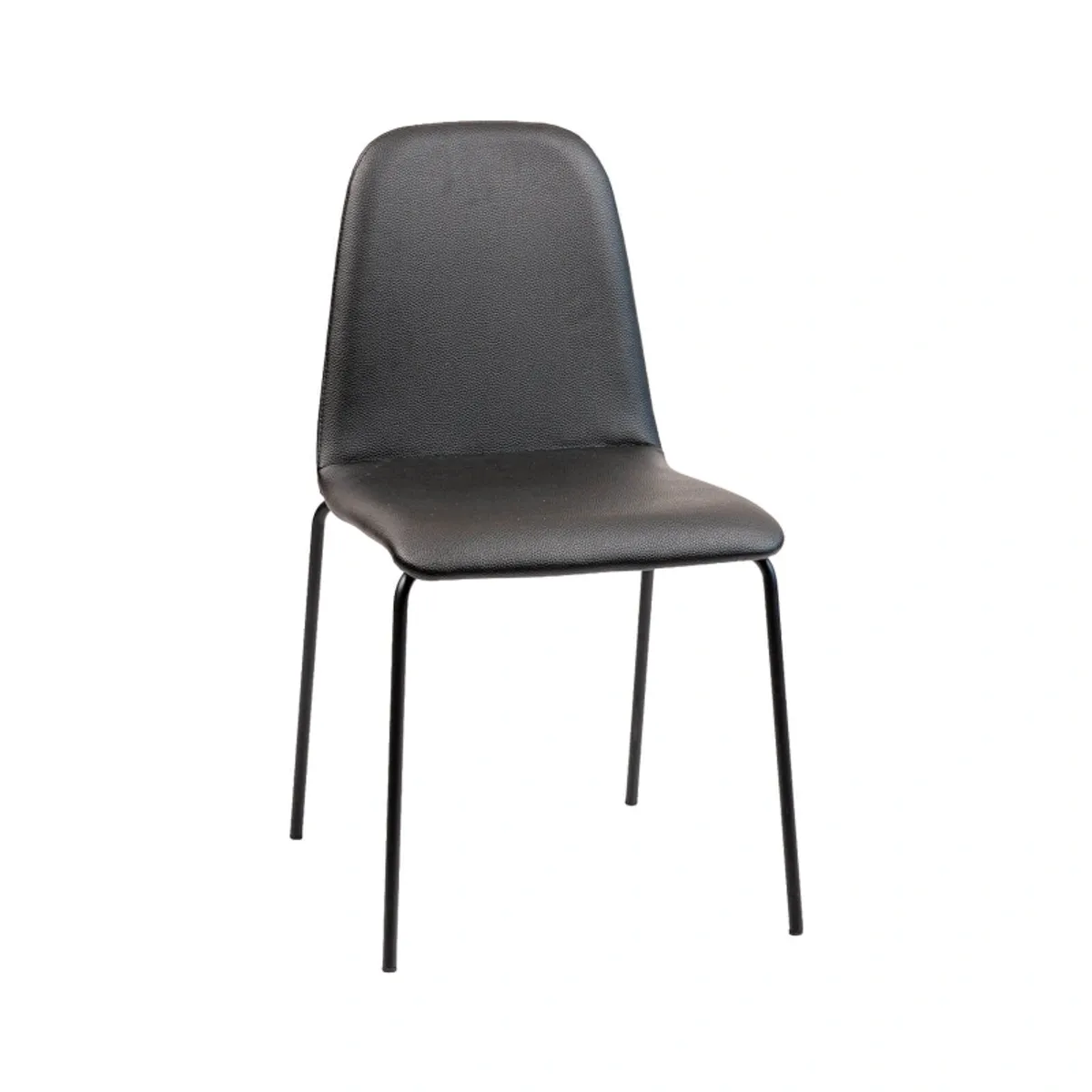Pandora - Chaise moderne rembourrée avec pieds métal