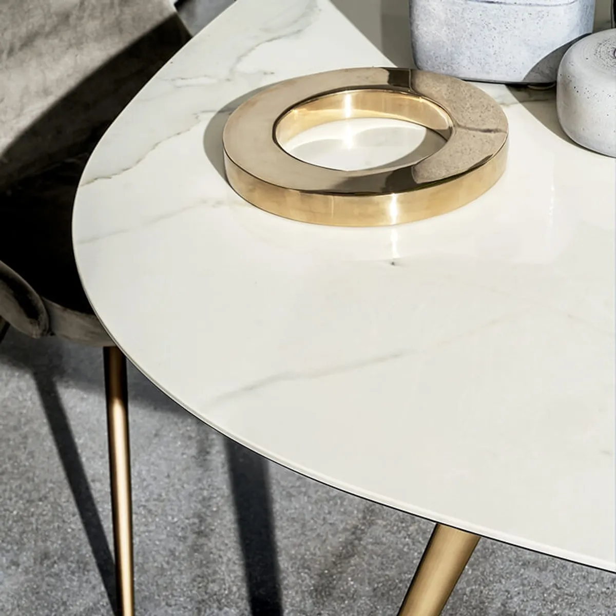 Arkos Sovet® - Table de designer italienne carrée bords arrondis en céramique — vue 3