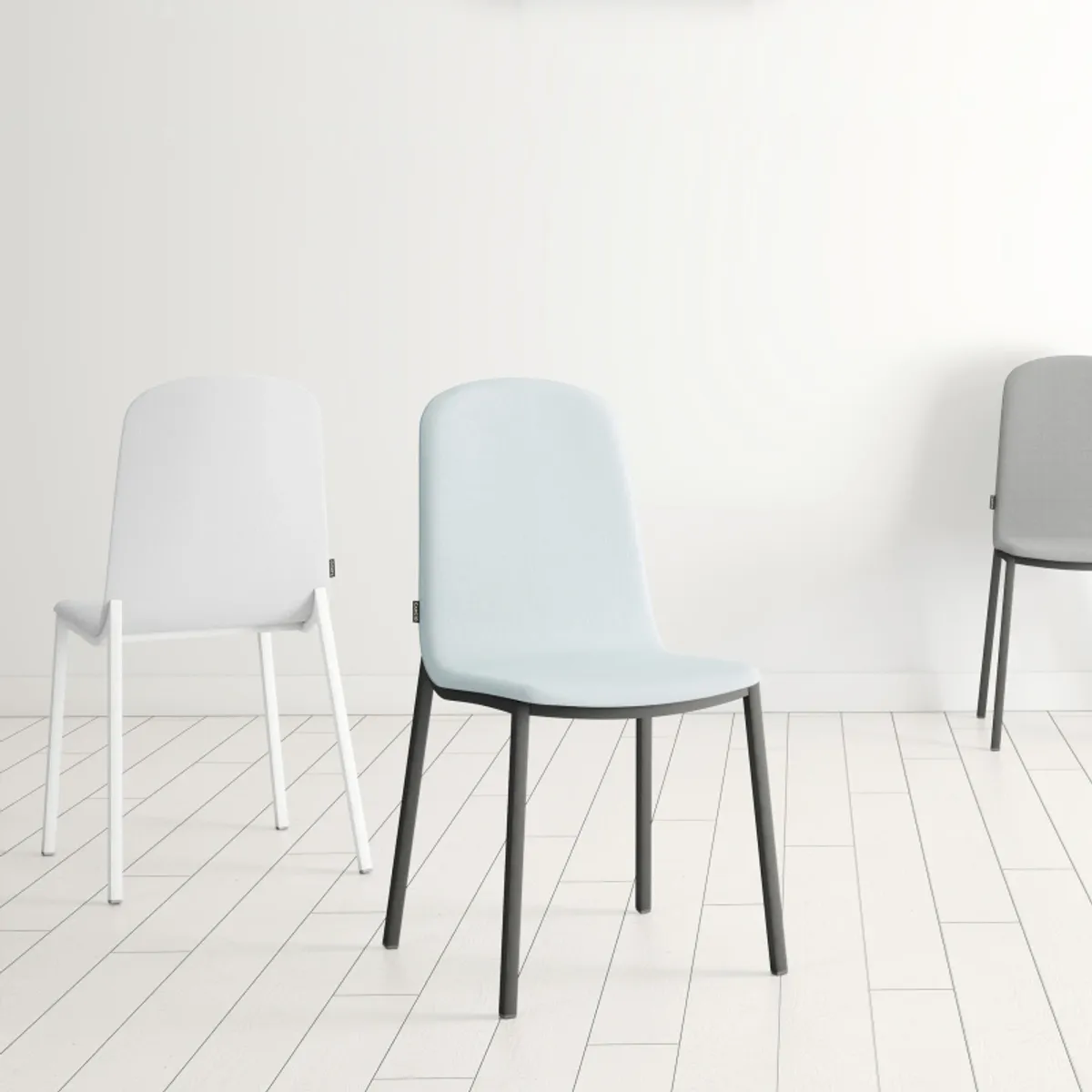Moly - Chaise tendance rembourrée