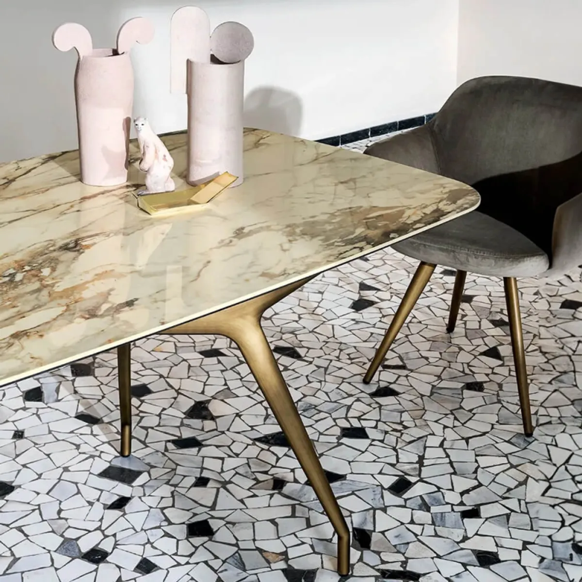 Arkos Sovet® - Table design rectangulaire en céramique fabriquée en Italie — vue 4