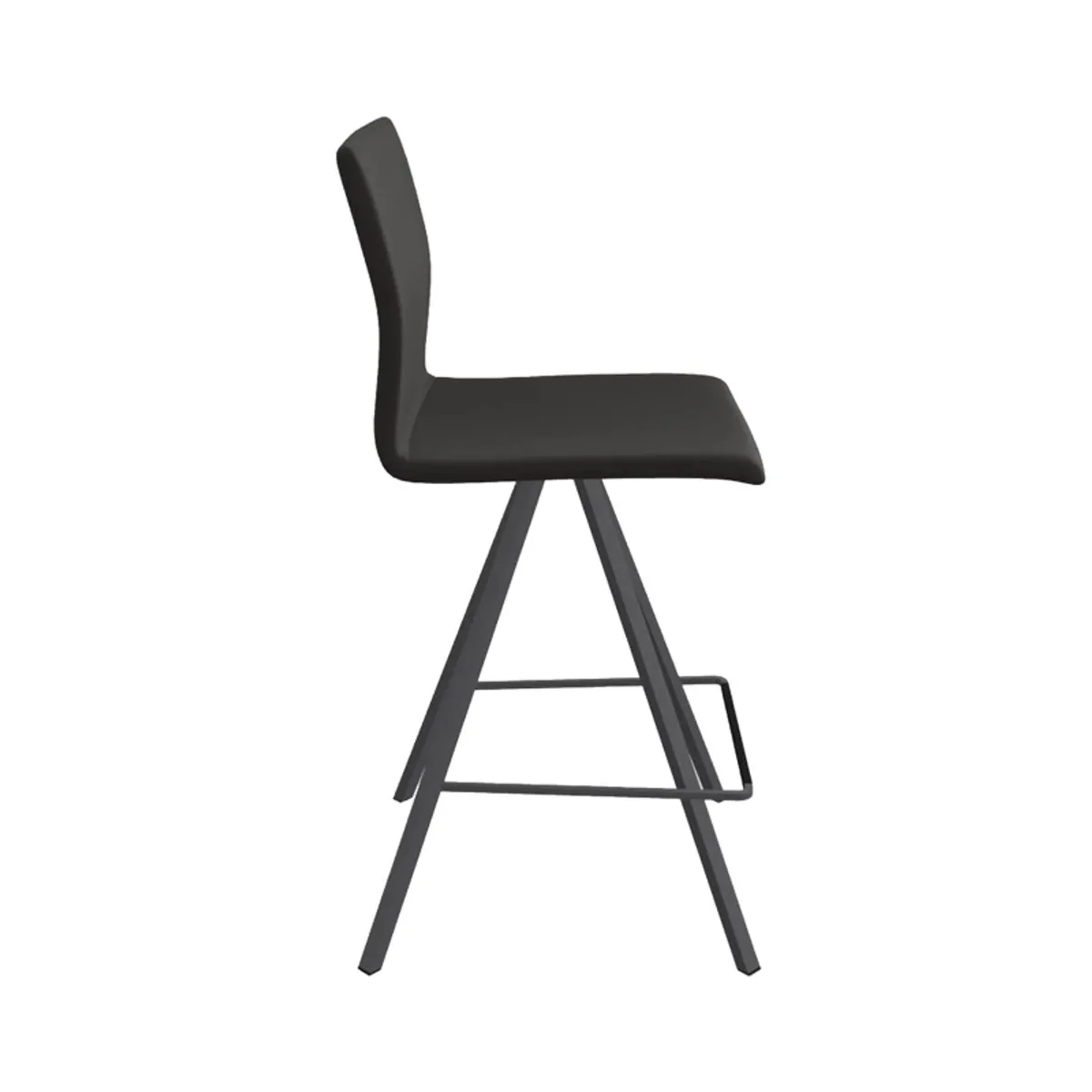 Silva - Tabouret snack design tissu et métal — vue 4