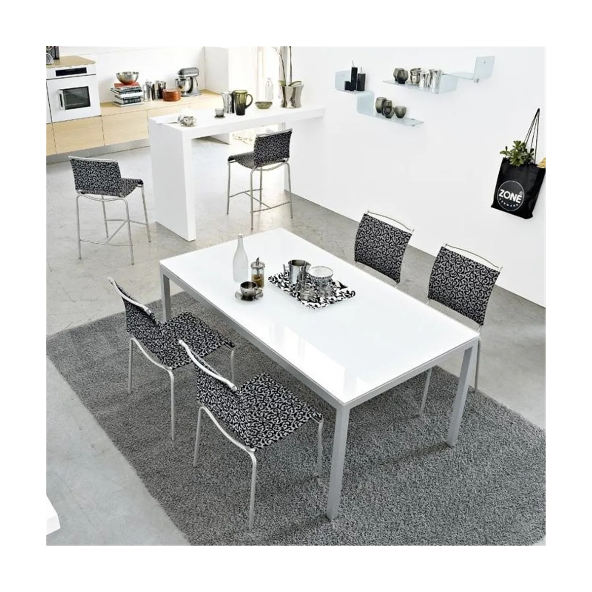 Air Connubia® - Tabouret snack moderne en batyline — vue 3