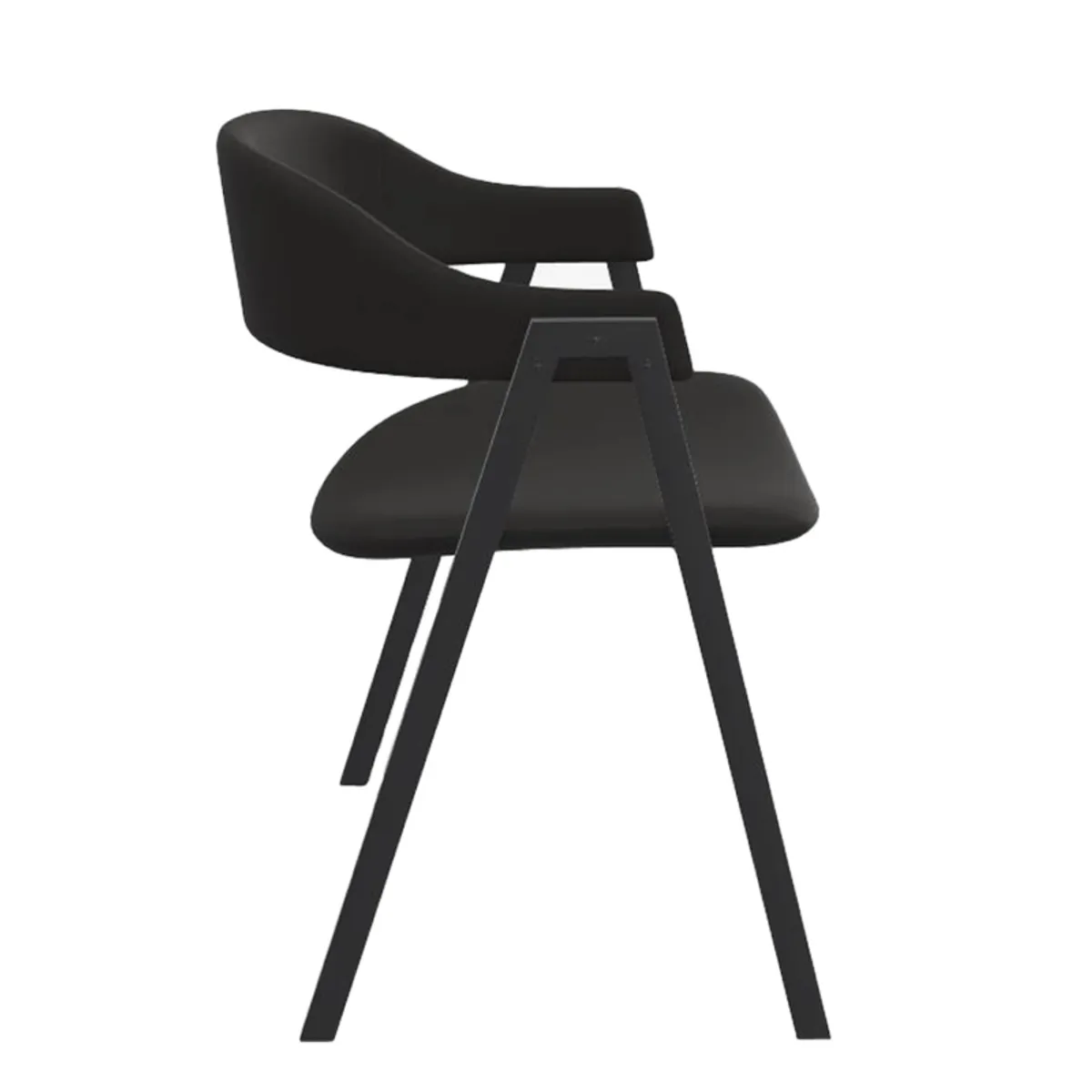 Arca - Fauteuil de table en tissu — vue 5