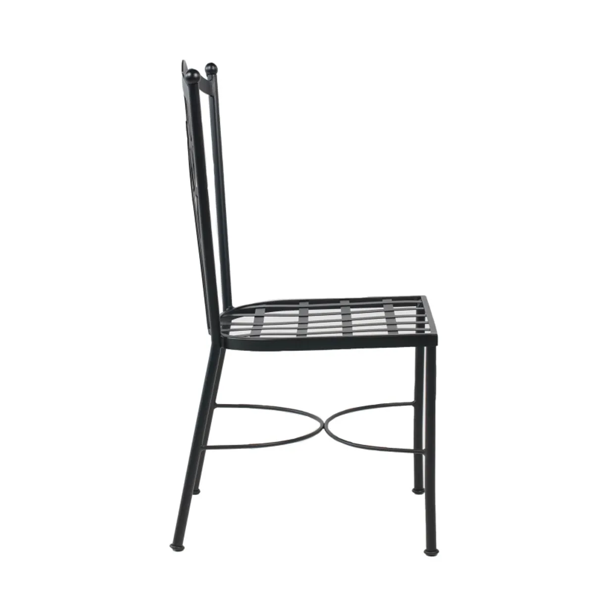 Viena - Chaise de jardin provençale en acier — vue 4