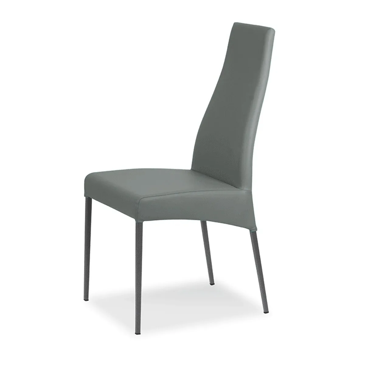 Carla - Chaise en cuir de salle à manger italienne — vue 3