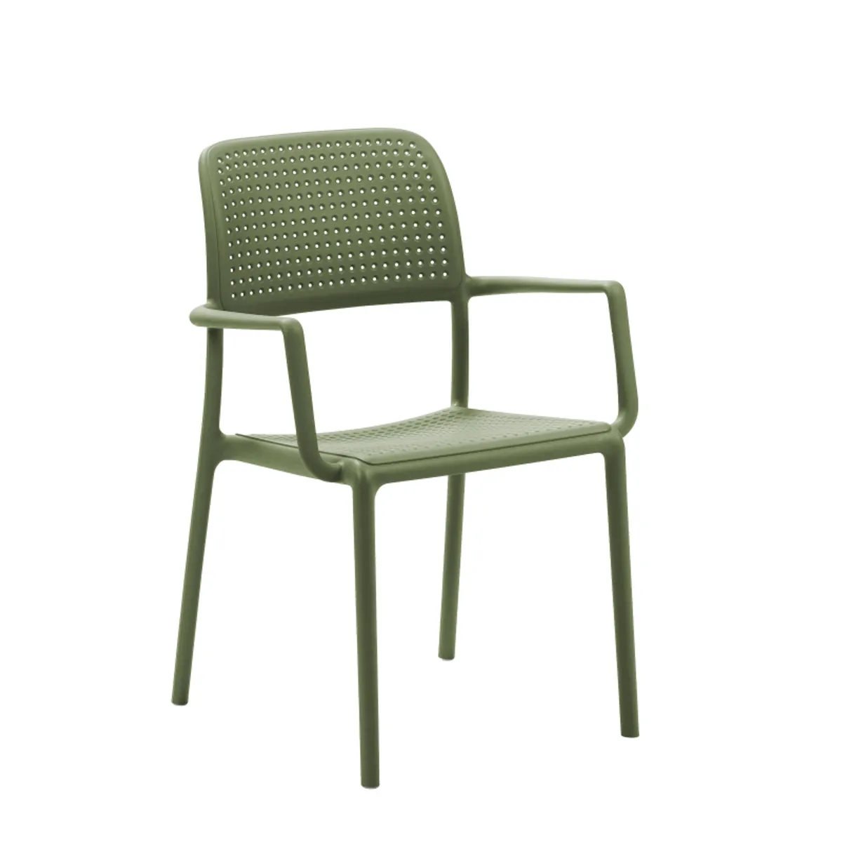 Bora - Fauteuil empilable en polypropylène — vue 4