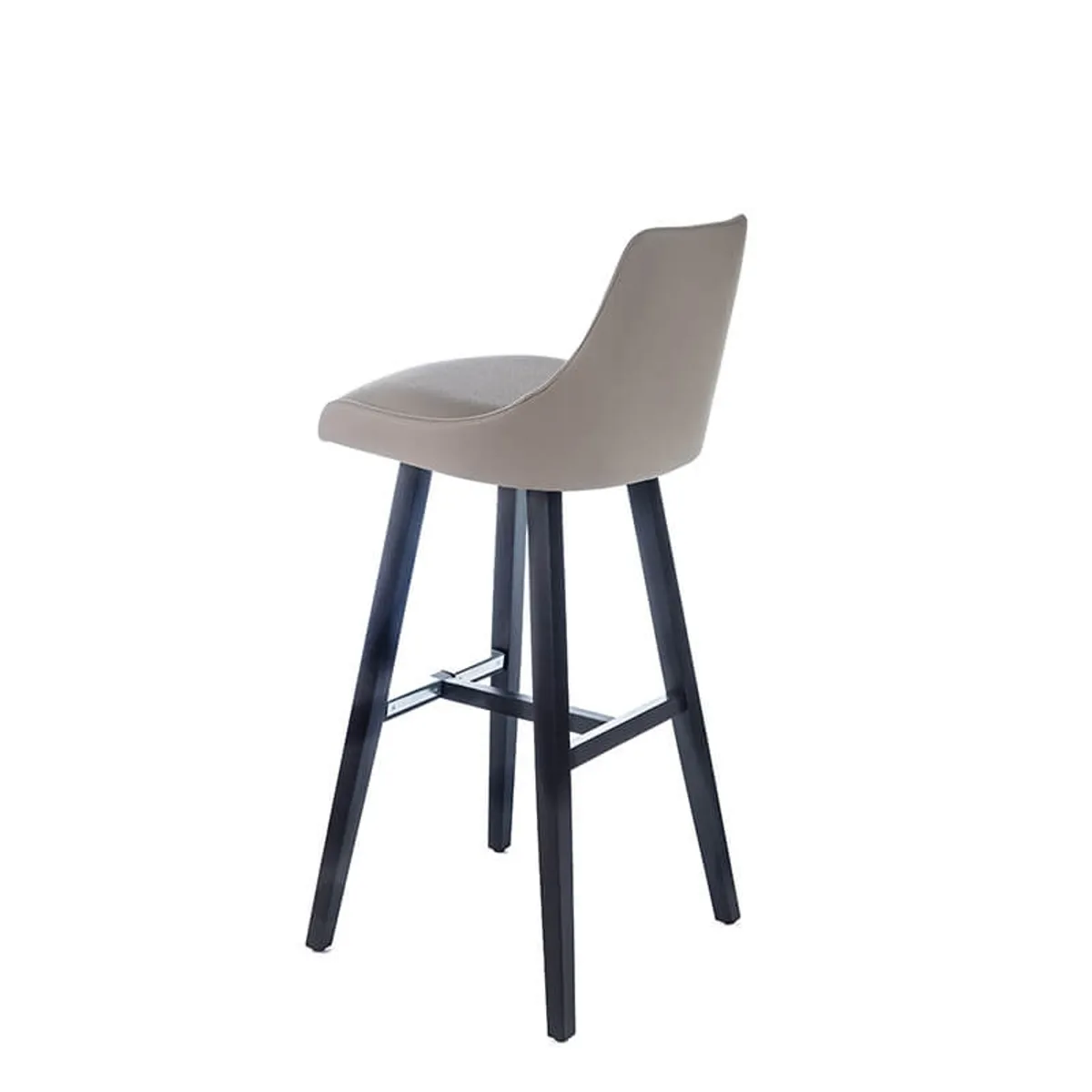 BarLars - Tabouret de bar moderne avec pieds en bois — vue 5