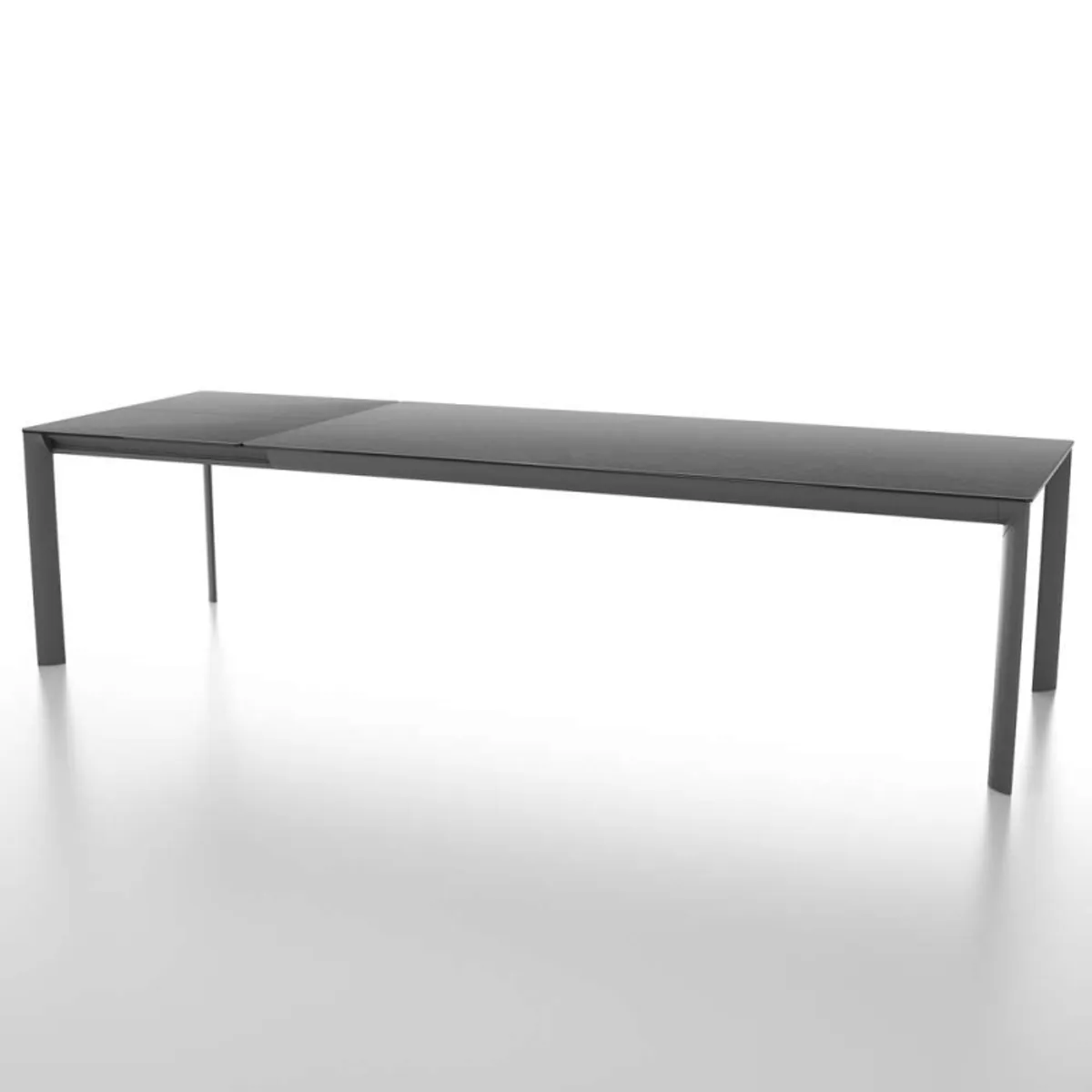 Cocoon - Table italienne rectangulaire extensible en céramique contemporaine — vue 5
