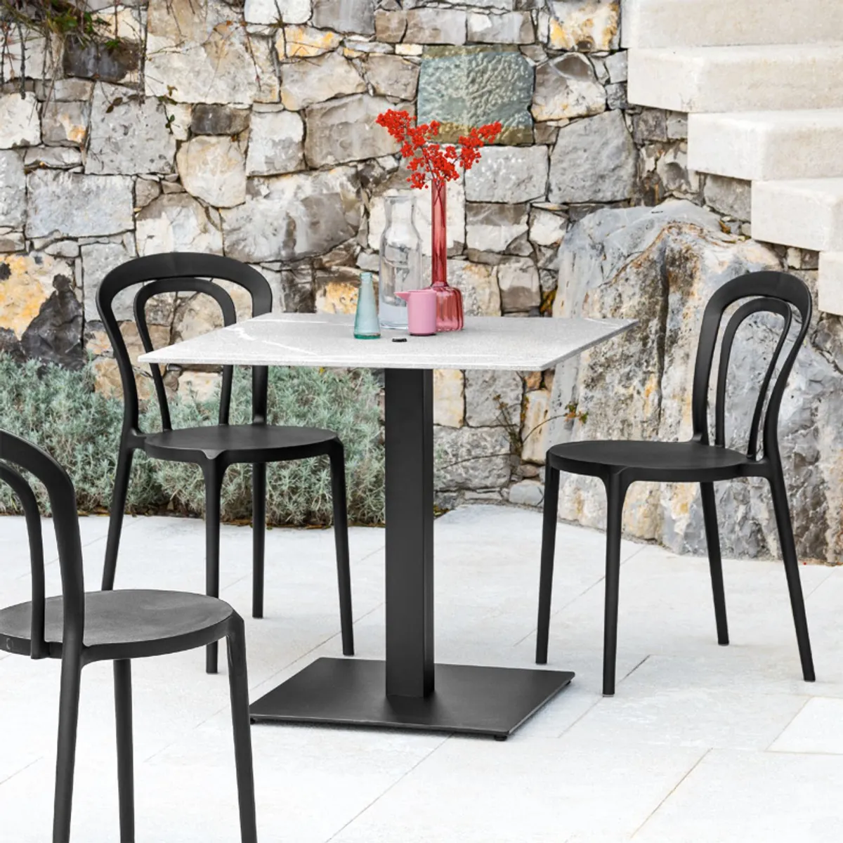Caffè Connubia® - Chaise bistrot de jardin en polypropylène — vue 3