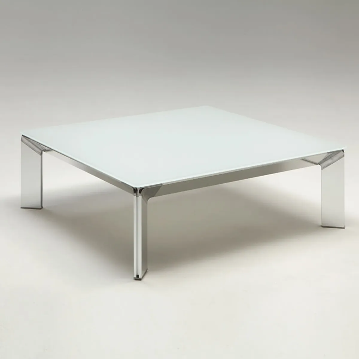 Class - Table basse carrée italienne en verre trempé