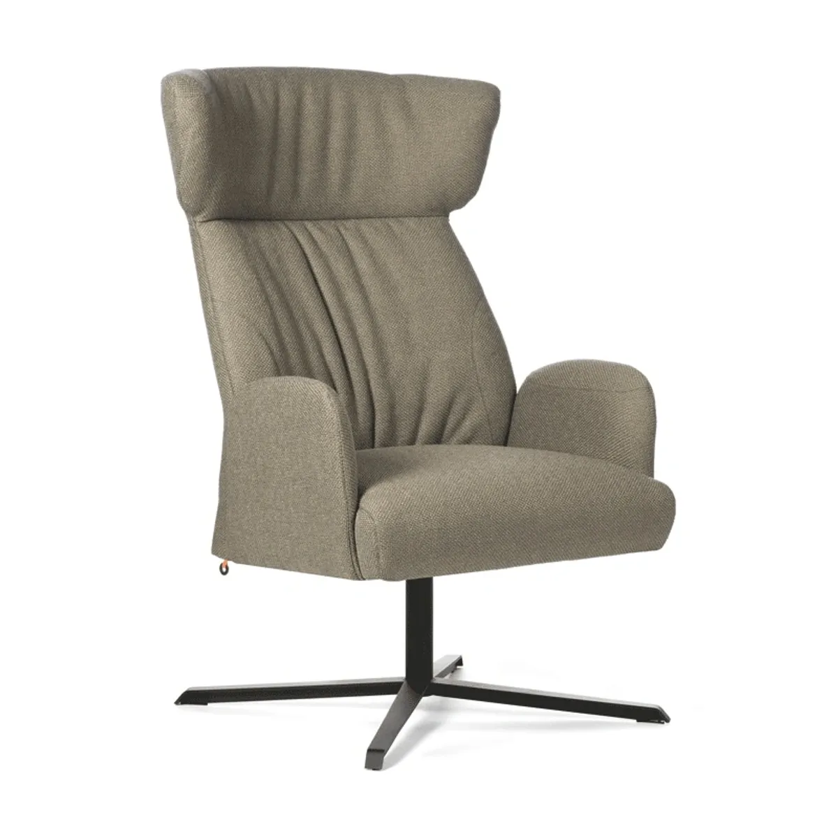 Enora Mobitec® - Fauteuil cocooning en tissu avec repose tête