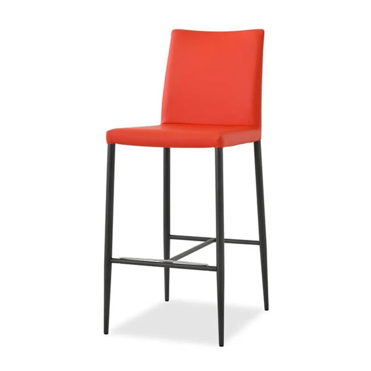 Beo - Tabouret contemporain italien en cuir — vue 3