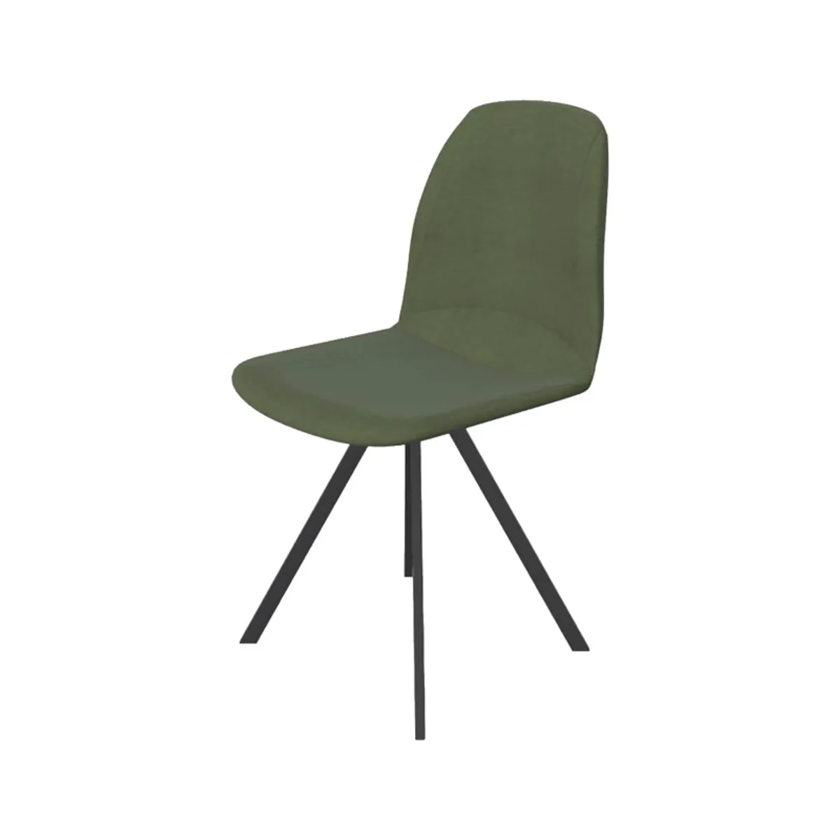 Girona - Chaise pivotante en tissu — vue 5