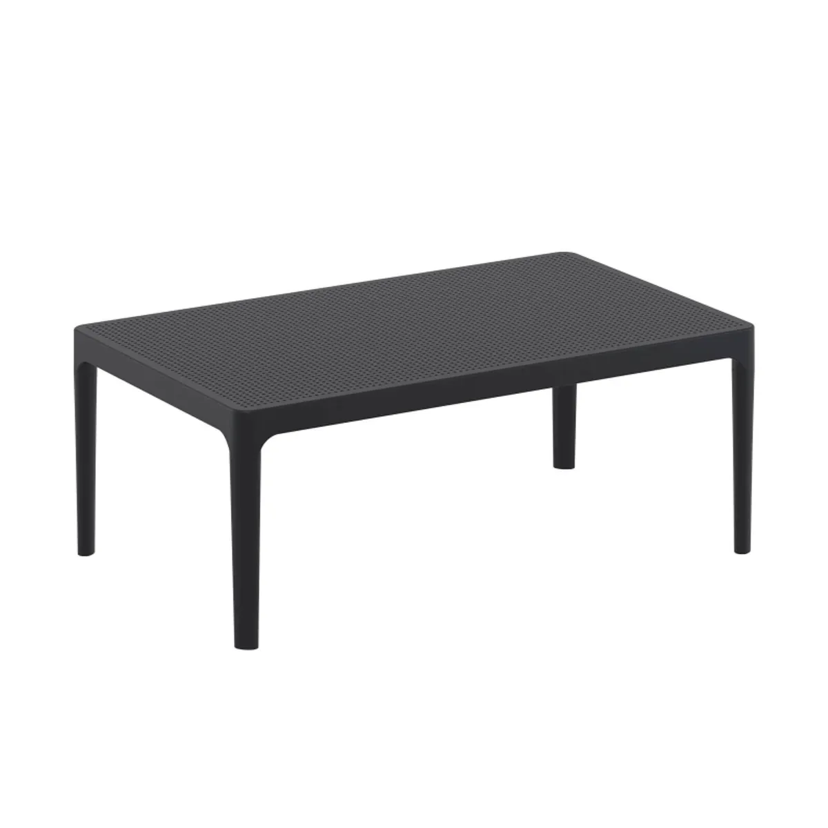 Sky - Table basse de jardin rectangulaire en résine — vue 3