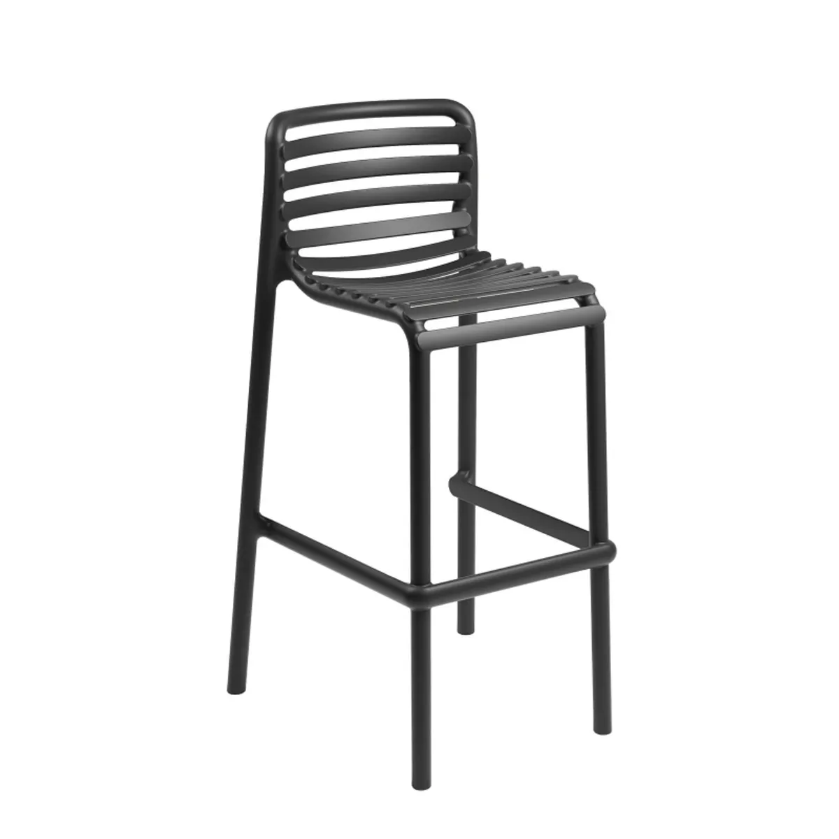Doga - Tabouret de bar de jardin empilable en polypropylène — vue 4