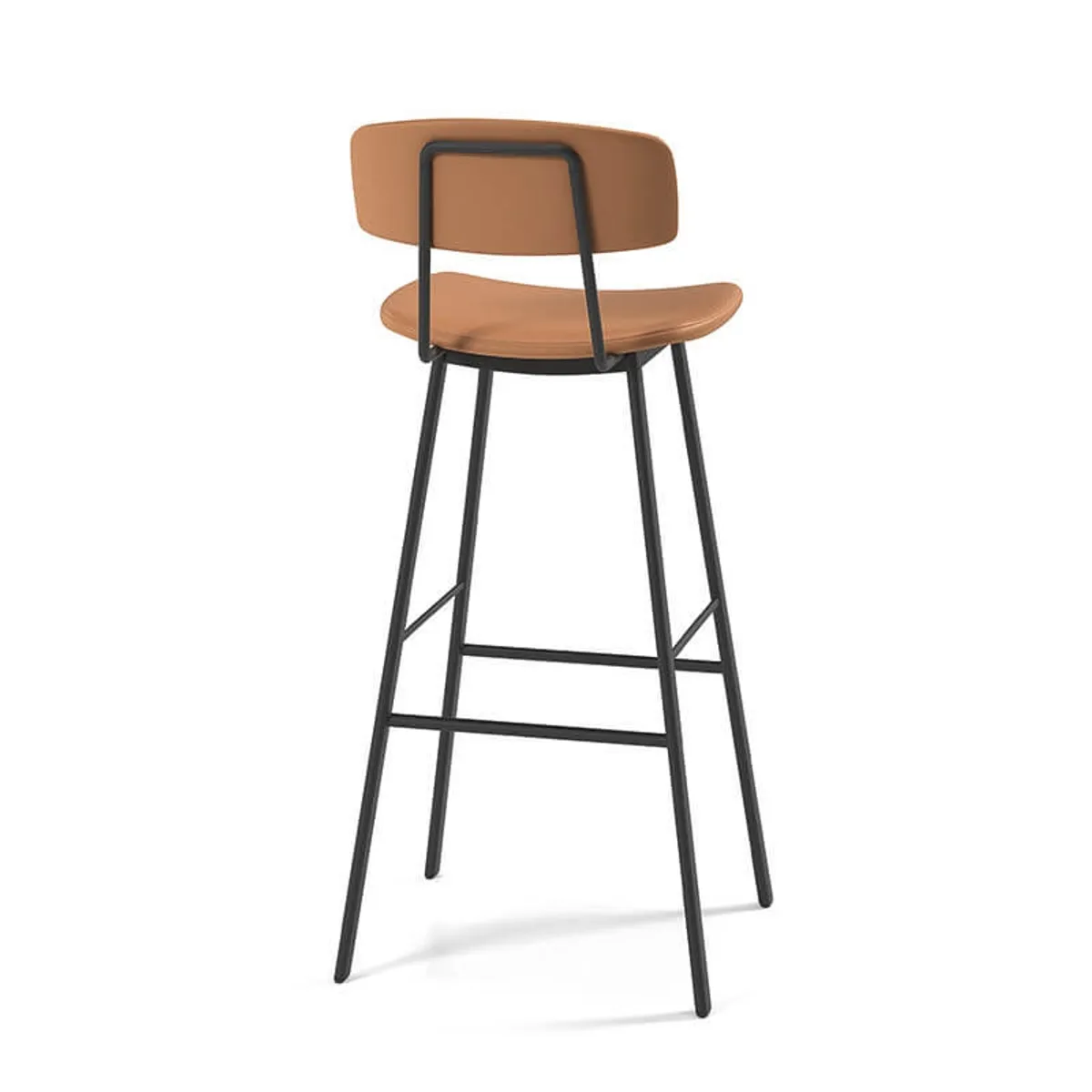 Amica - Tabouret hauteur bar moderne en simili — vue 5