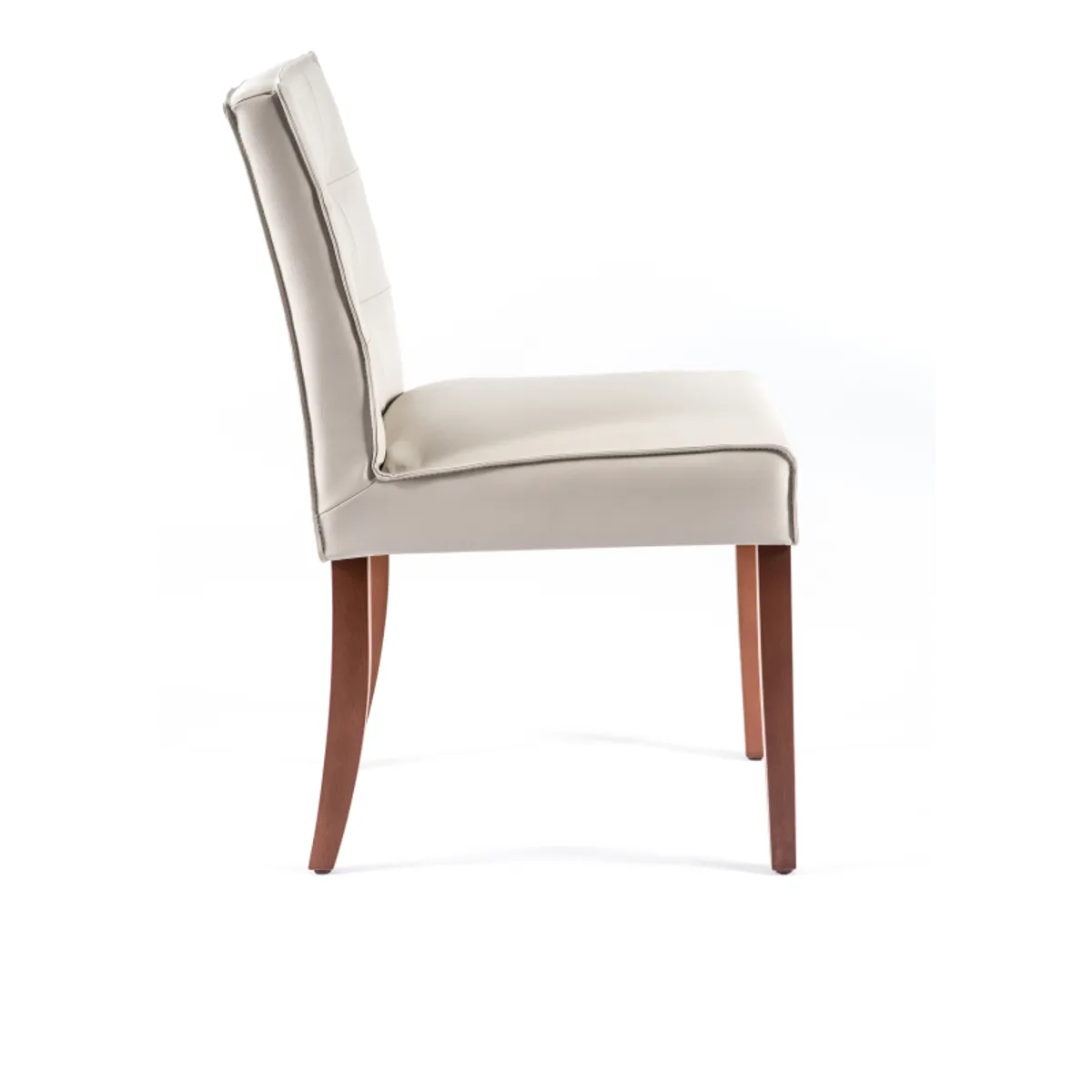 Carpe 2 - Chaise matelassée en synthétique et bois — vue 4