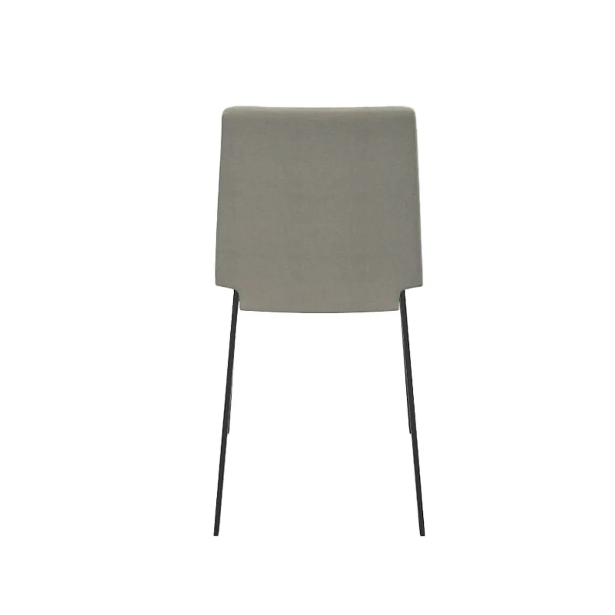 Primera - Chaise moderne tissu et pieds métal — vue 5