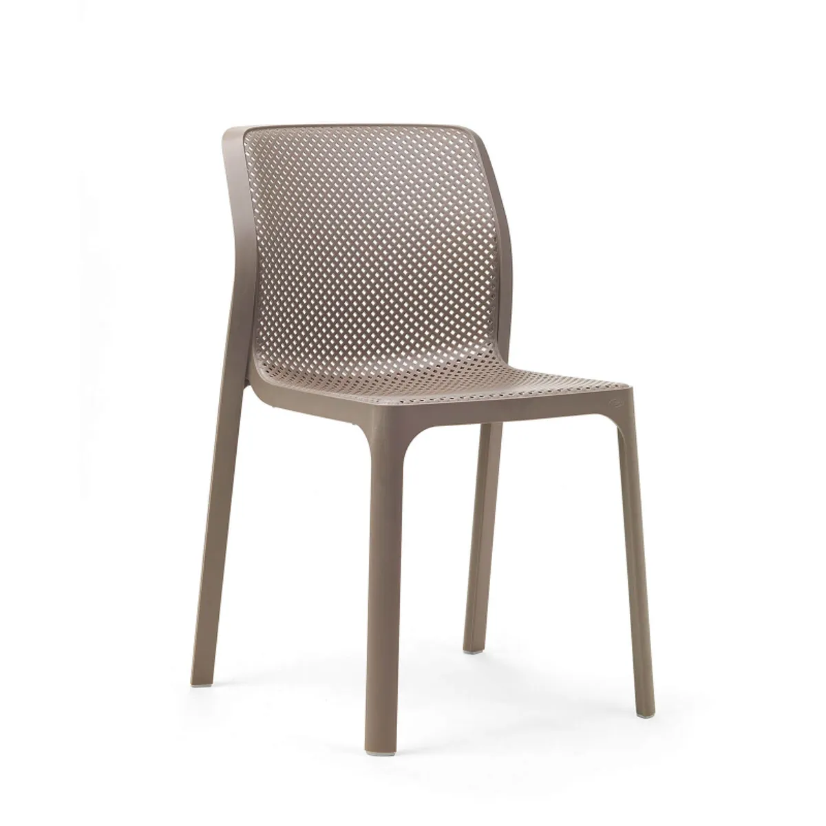 Bit - Chaise moderne empilable en polypropylène