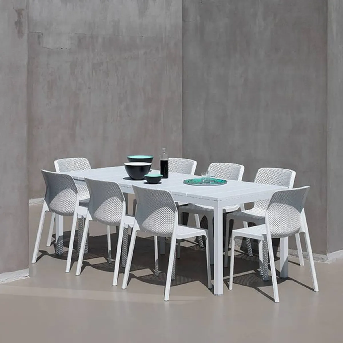 Bit - Chaise de jardin moderne en polypropylène