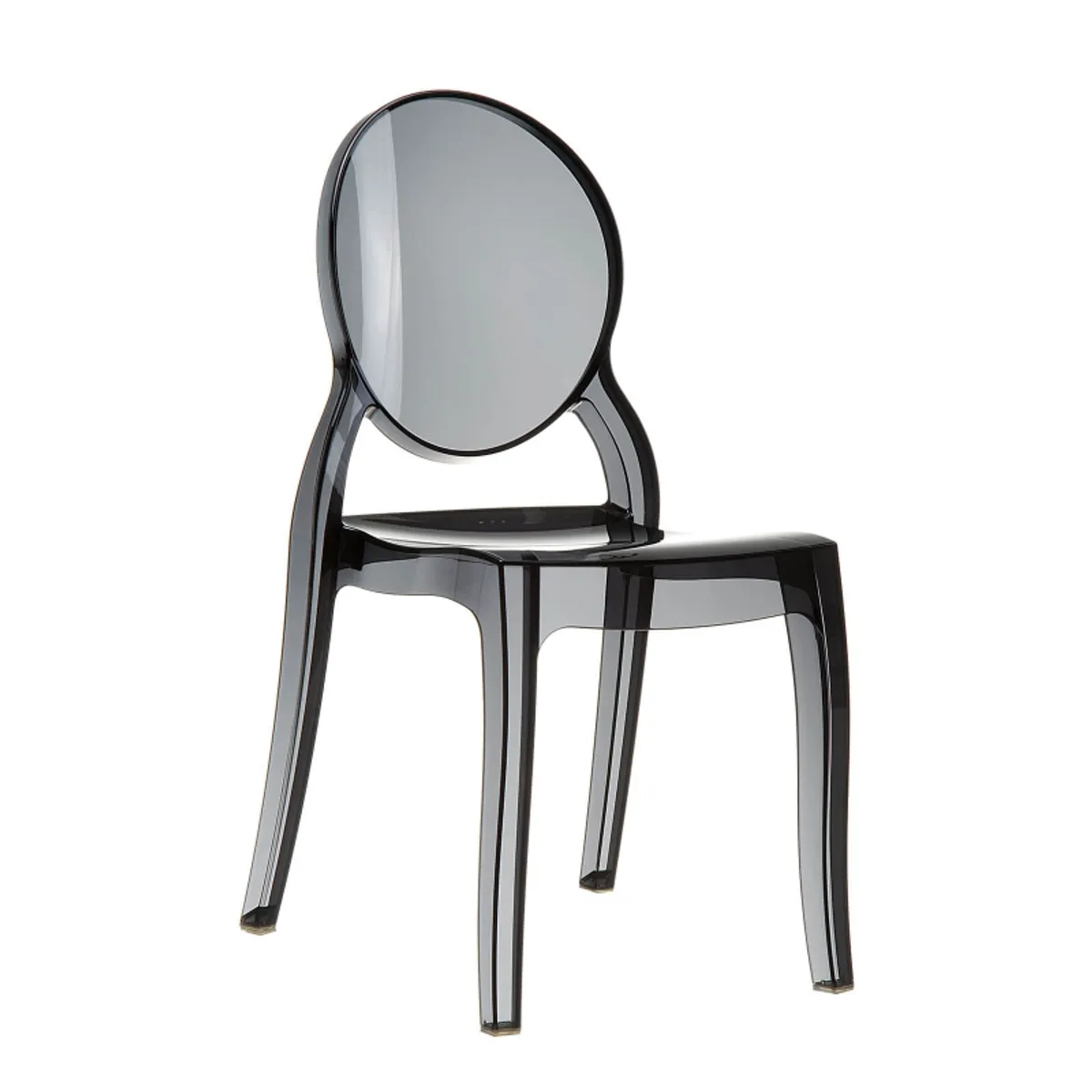 Elizabeth - Chaise médaillon transparente en polycarbonate — vue 5