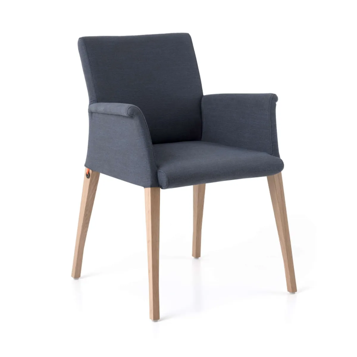 Pure classic Mobitec® - Fauteuil cocooning en tissu avec pieds en bois