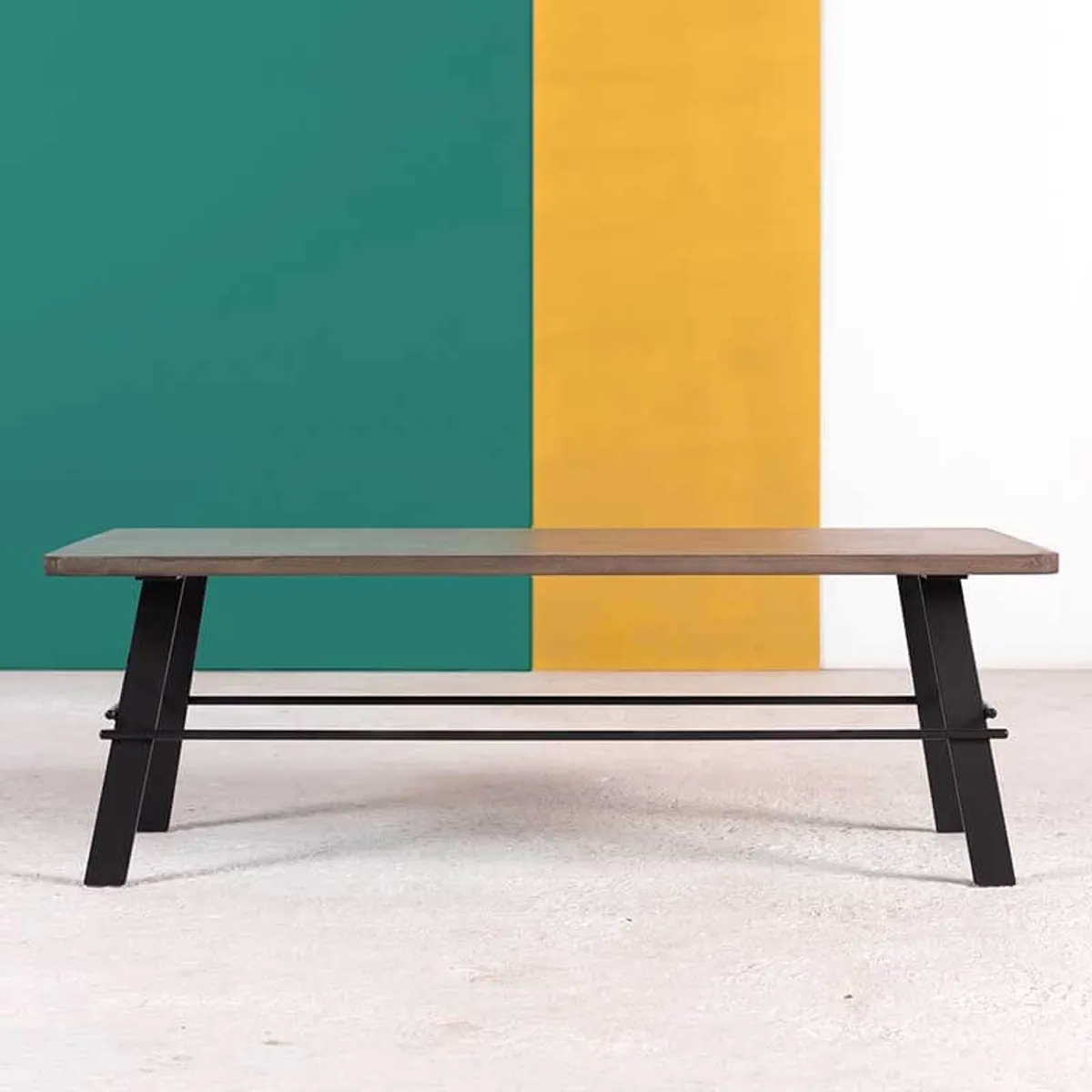 Opale - Table basse design rectangulaire en béton ciré made in France — vue 4