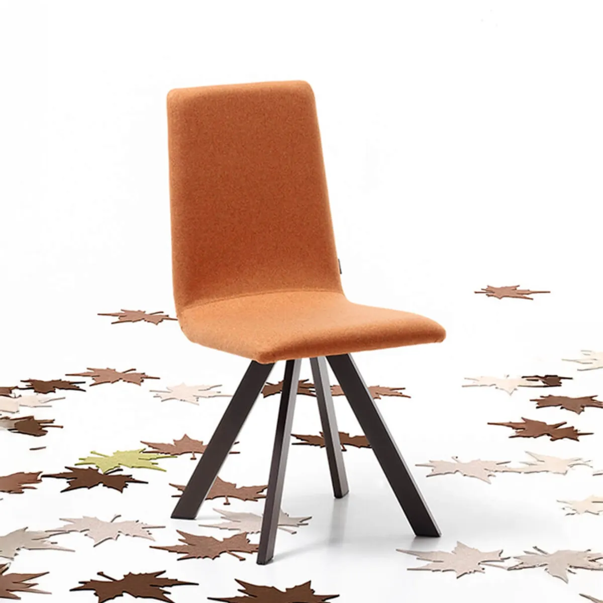 Vulcano Mobliberica® - Chaise confortable en tissu et pieds métal — vue 5
