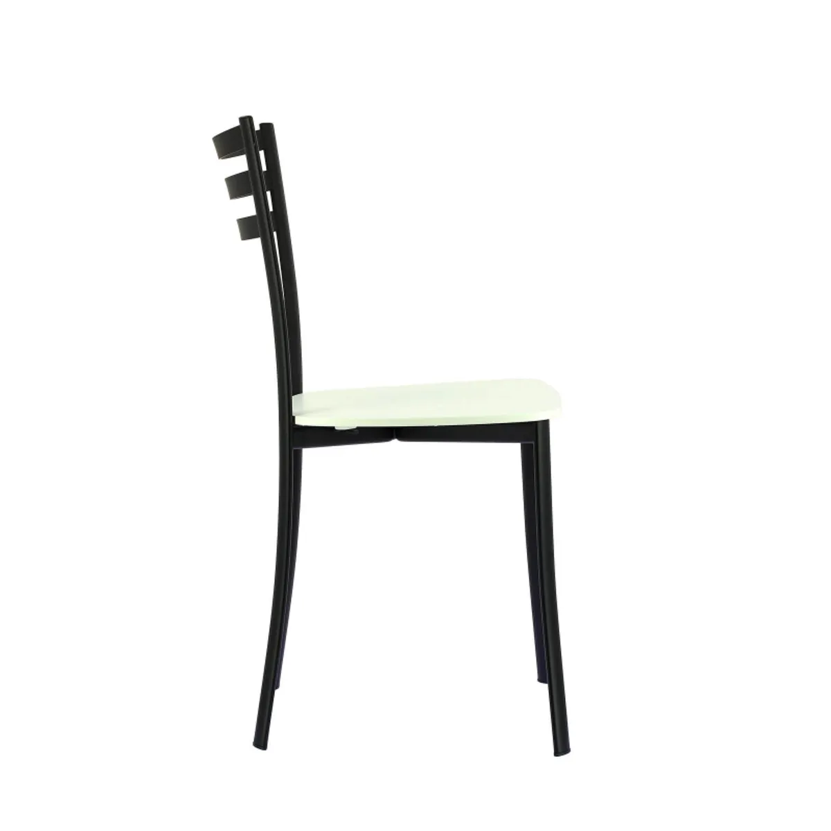 Ace 1320 - Chaise de cuisine en métal et assise bois — vue 5
