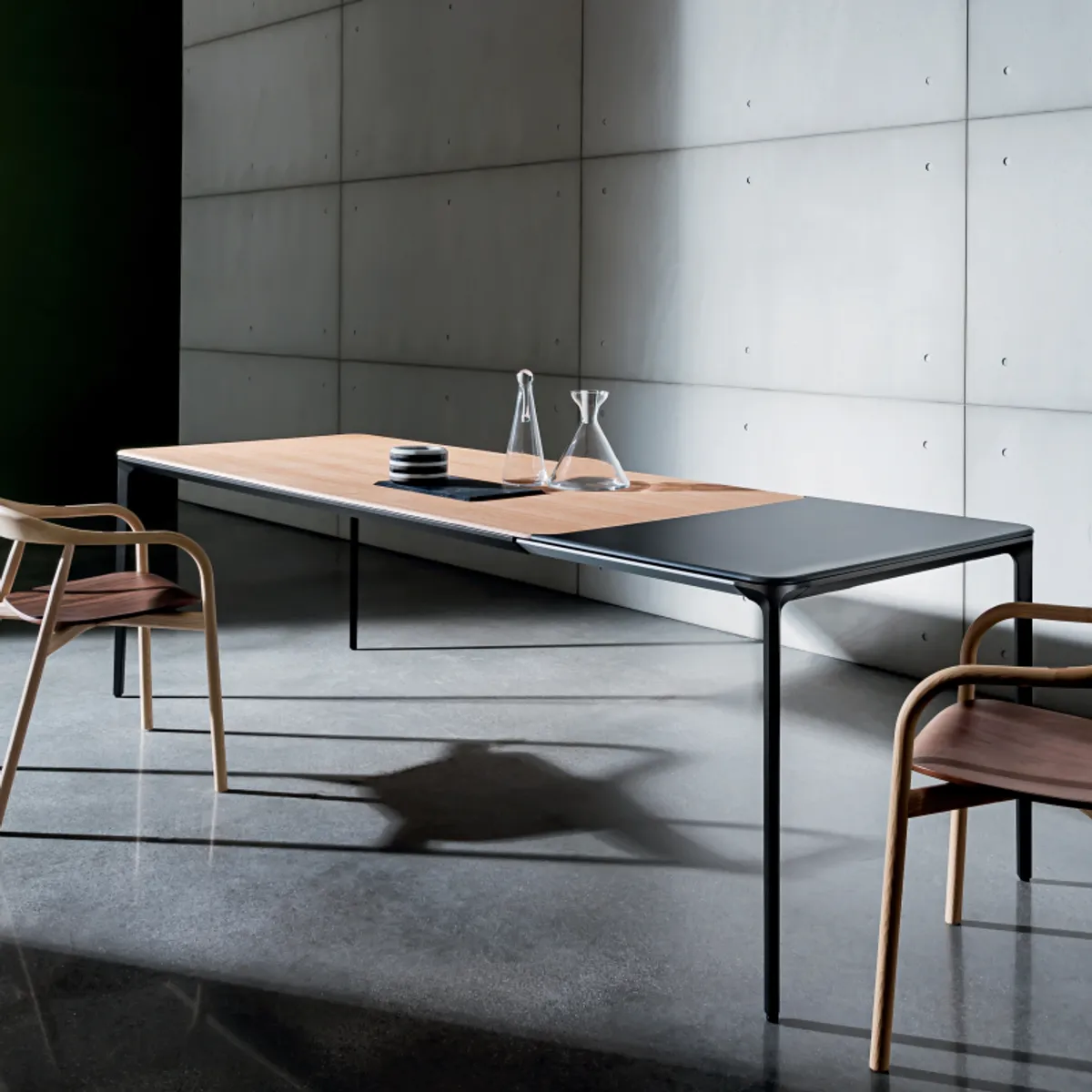 Slim Sovet® - Table design extensible en bois
