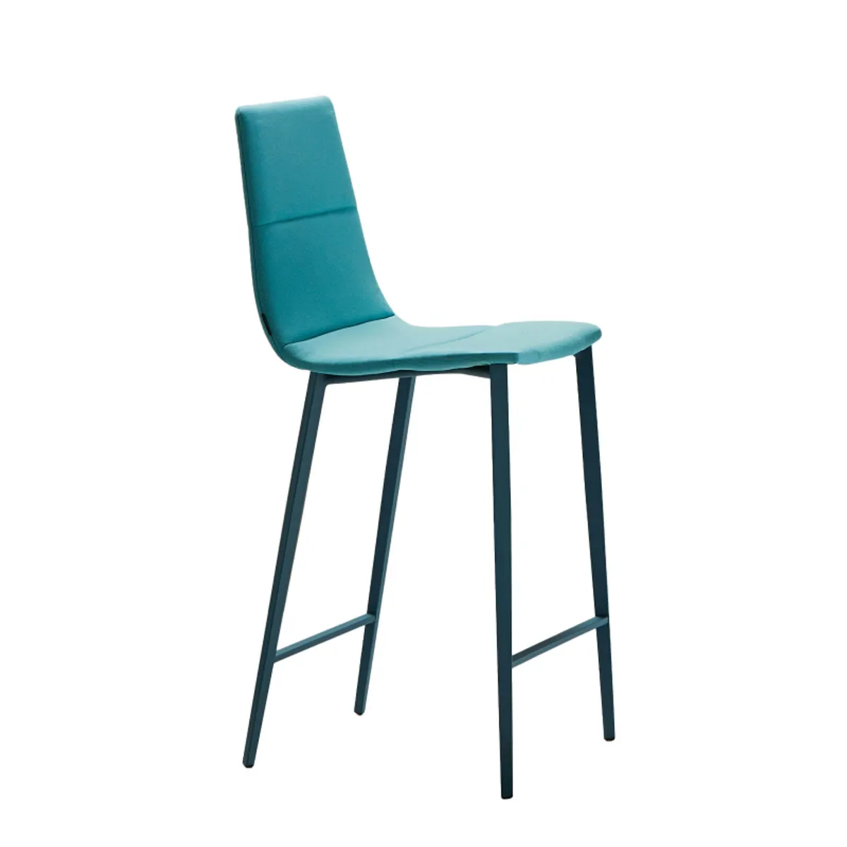 Salt Mobliberica® - Tabouret snack assise matelassée en tissu — vue 3