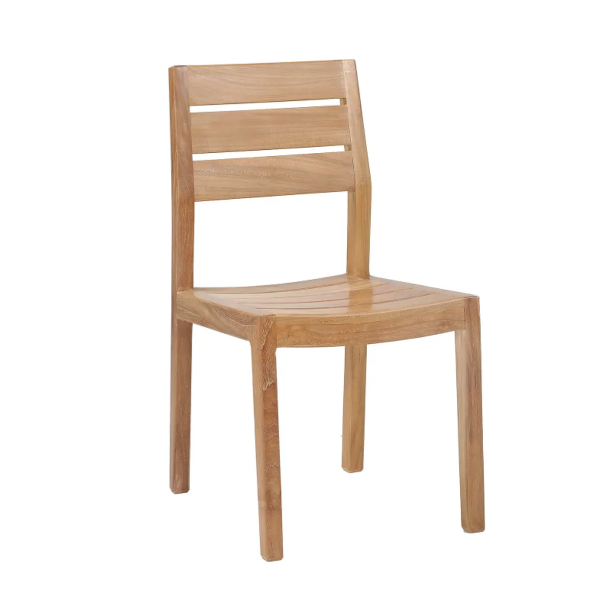 ODA - Chaise de jardin en teck massif — vue 4