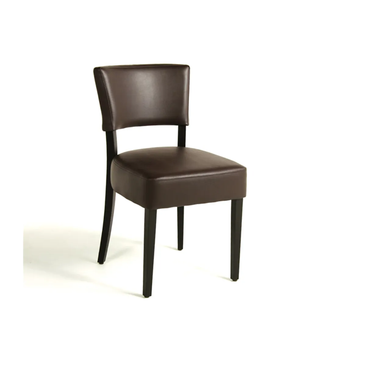 Steffi - Chaise de salle à manger en bois et synthétique